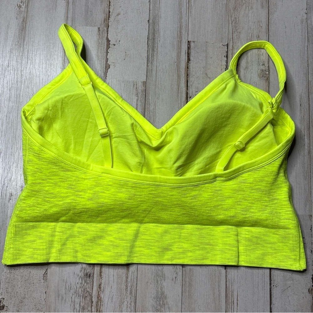 Old Navy Active 2X Womens Activewear Top Sports Bra Neon Built In Bra - Picture 7 of 15